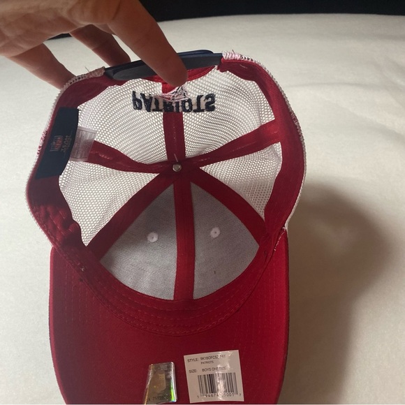 New England Patriots NFL Youth Boys OS Team Apparel Adjustable Hat Cap NEW - Picture 8 of 10